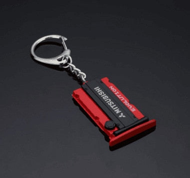 LuxRide™ Black Rim Wheel Keychain