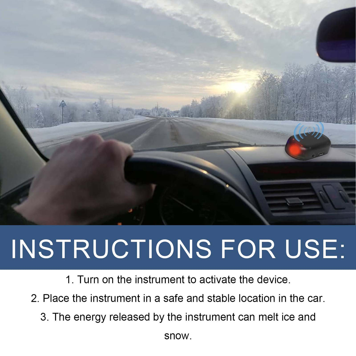 LuxRide™ Mini Car De-Icer