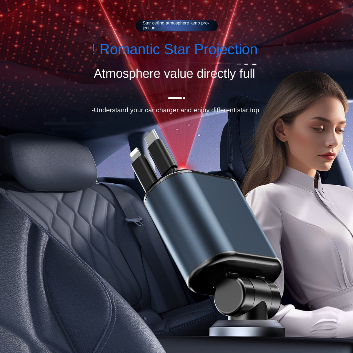LuxRide™ C9 120W Retractable Car Charger