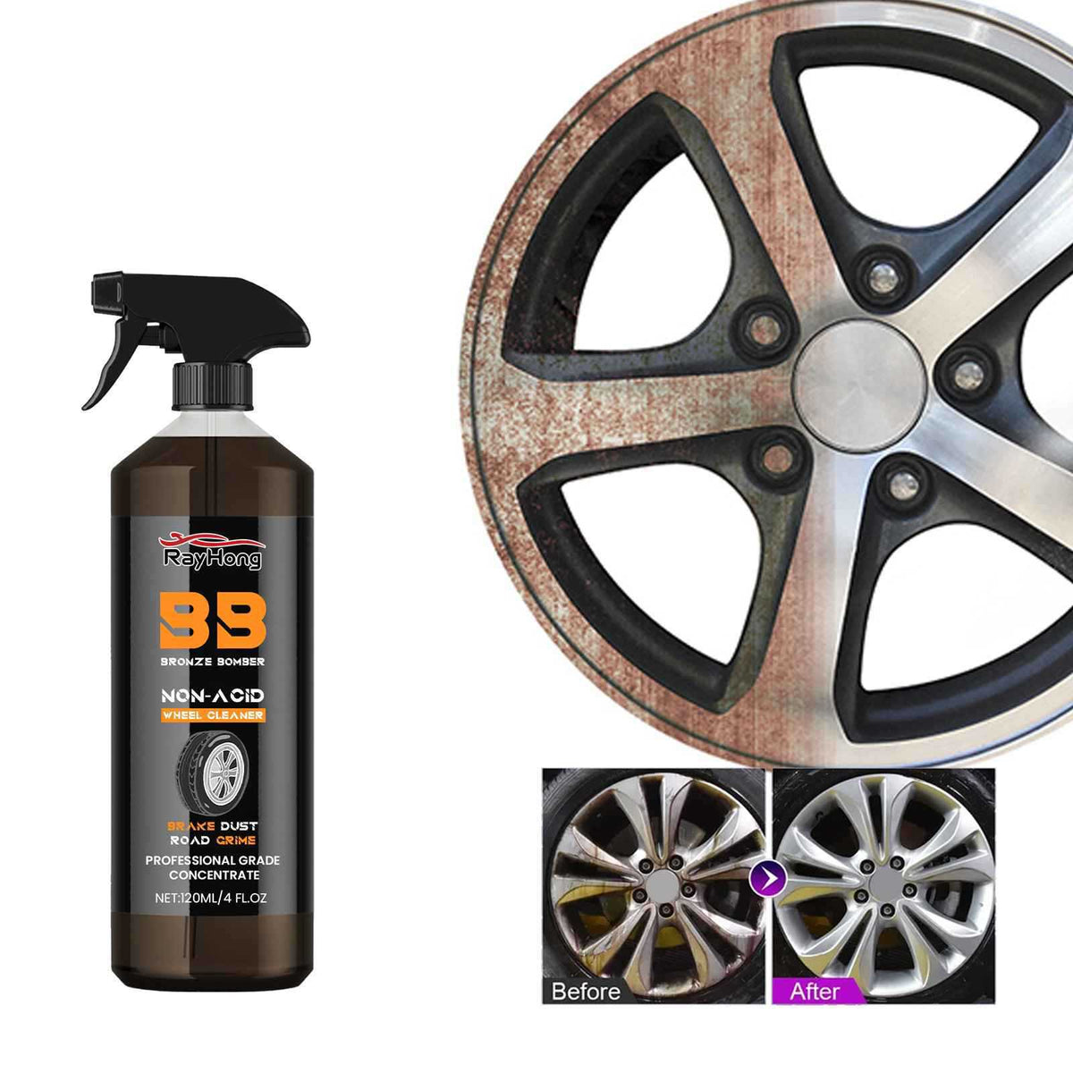 LuxRide™ Wheel & Rim Cleaner