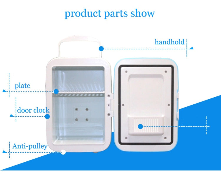LuxRide™ 4L Portable Car Fridge
