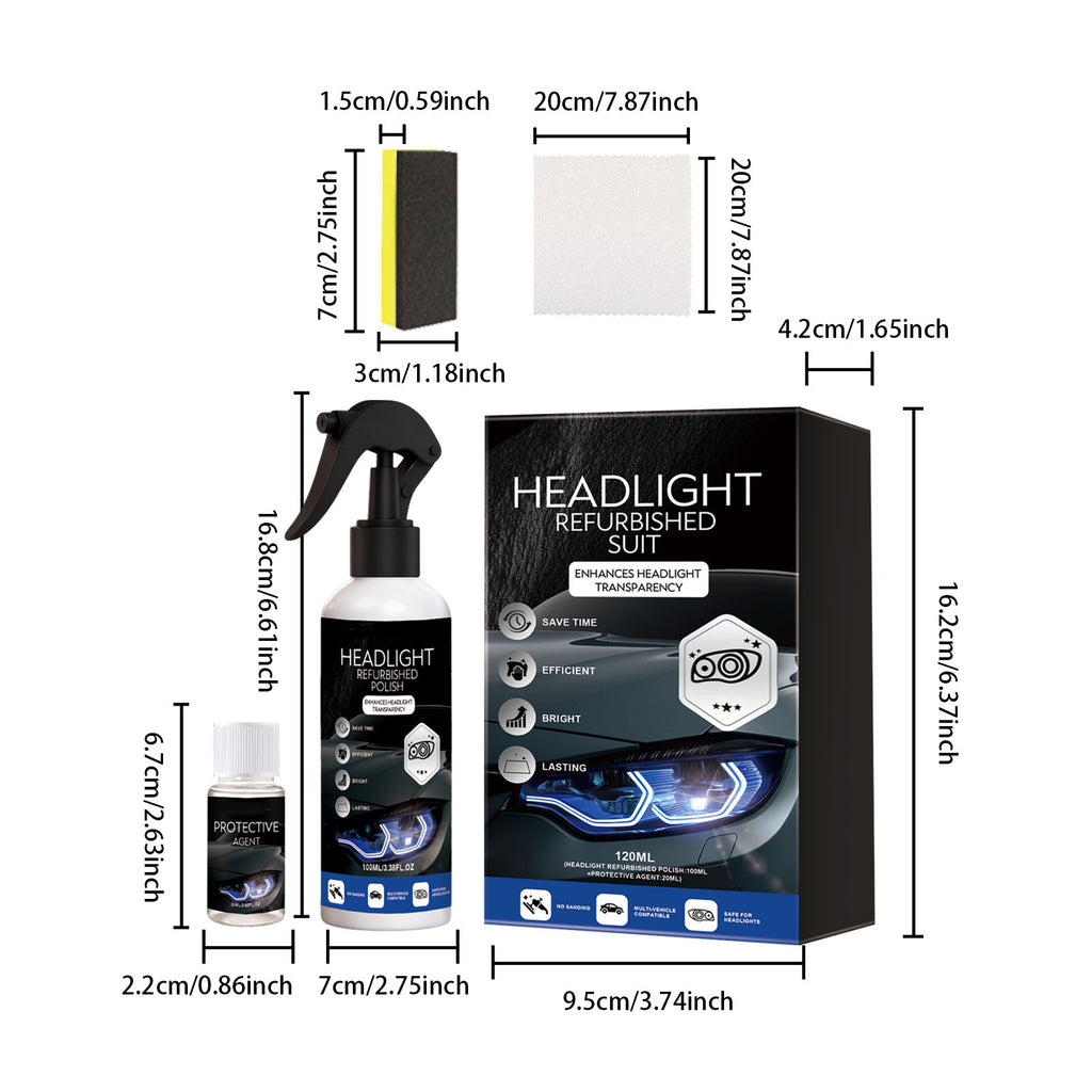LuxRide™ Professional Headlight Restoration Kit
