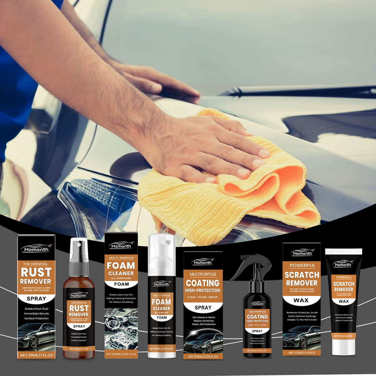 LuxRide™ Multi-Purpose Car Care & Protection Spray