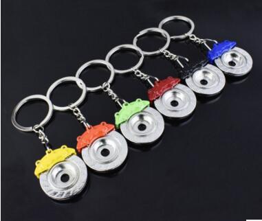 LuxRide™ Black Rim Wheel Keychain