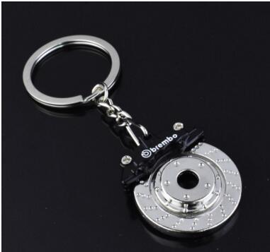 LuxRide™ Black Rim Wheel Keychain
