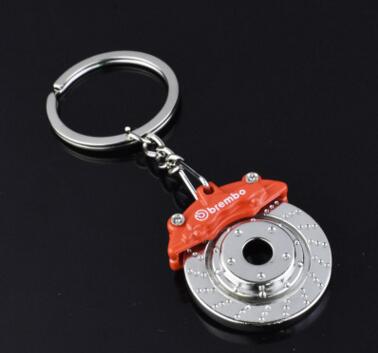 LuxRide™ Black Rim Wheel Keychain
