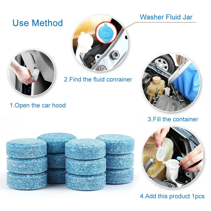 LuxRide™ Windshield Cleaning Tablets – 10 Pack