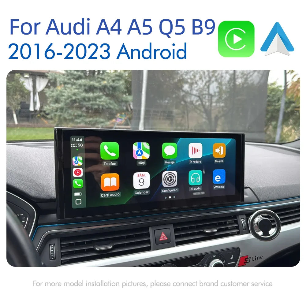 LuxRide™ 12.3'' Android 14 Carplay Touch Screen For Audi A4 A5 Q5 B9 2016-2023 Car Stereo Radio Multimedia Player WIFI 4G GPS Navigation