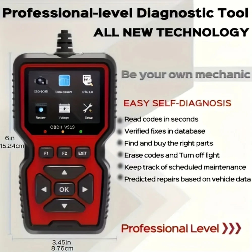 LuxRide Pro OBD2 Diagnostic Scanner