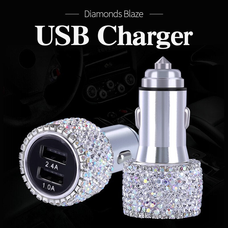 LuxRide™ Dual USB Fast Car Charger