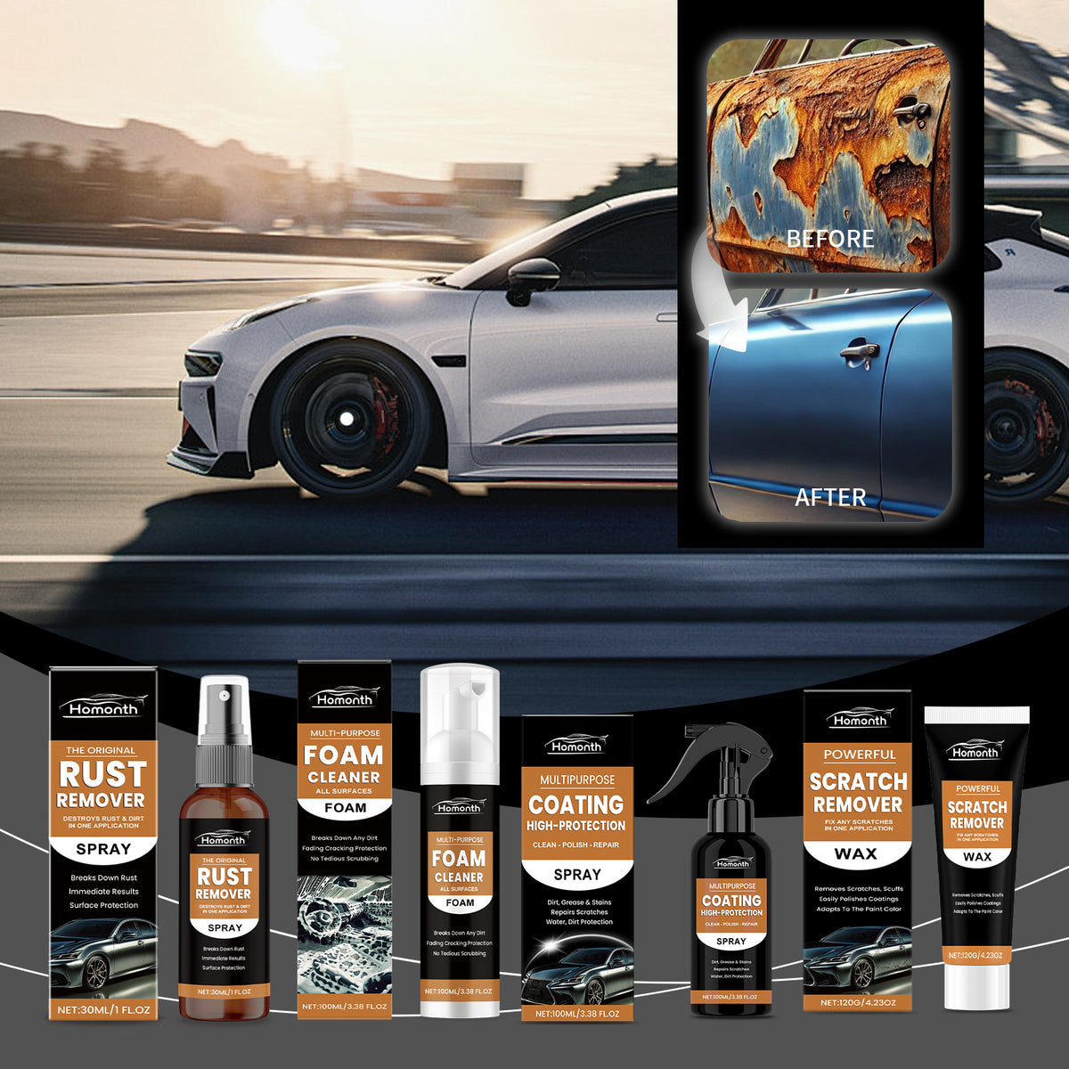 LuxRide™ Multi-Purpose Car Care & Protection Spray