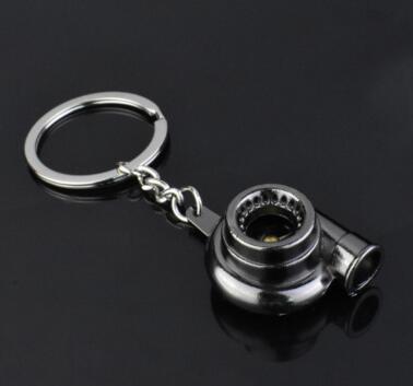 LuxRide™ Black Rim Wheel Keychain