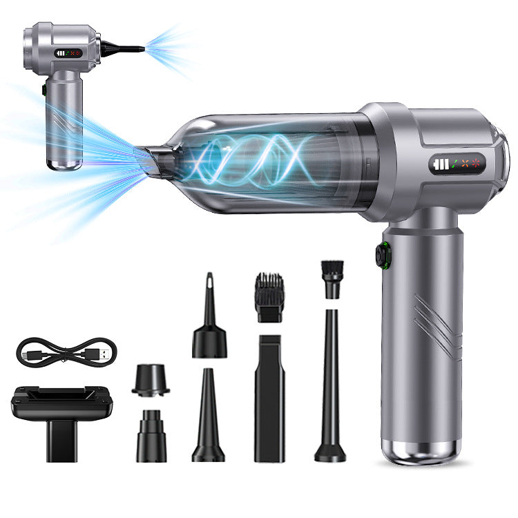 LuxRide™ 2-in-1 Mini Car Vacuum & Air Blower