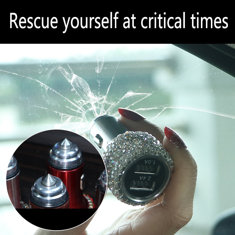 LuxRide™ Dual USB Fast Car Charger