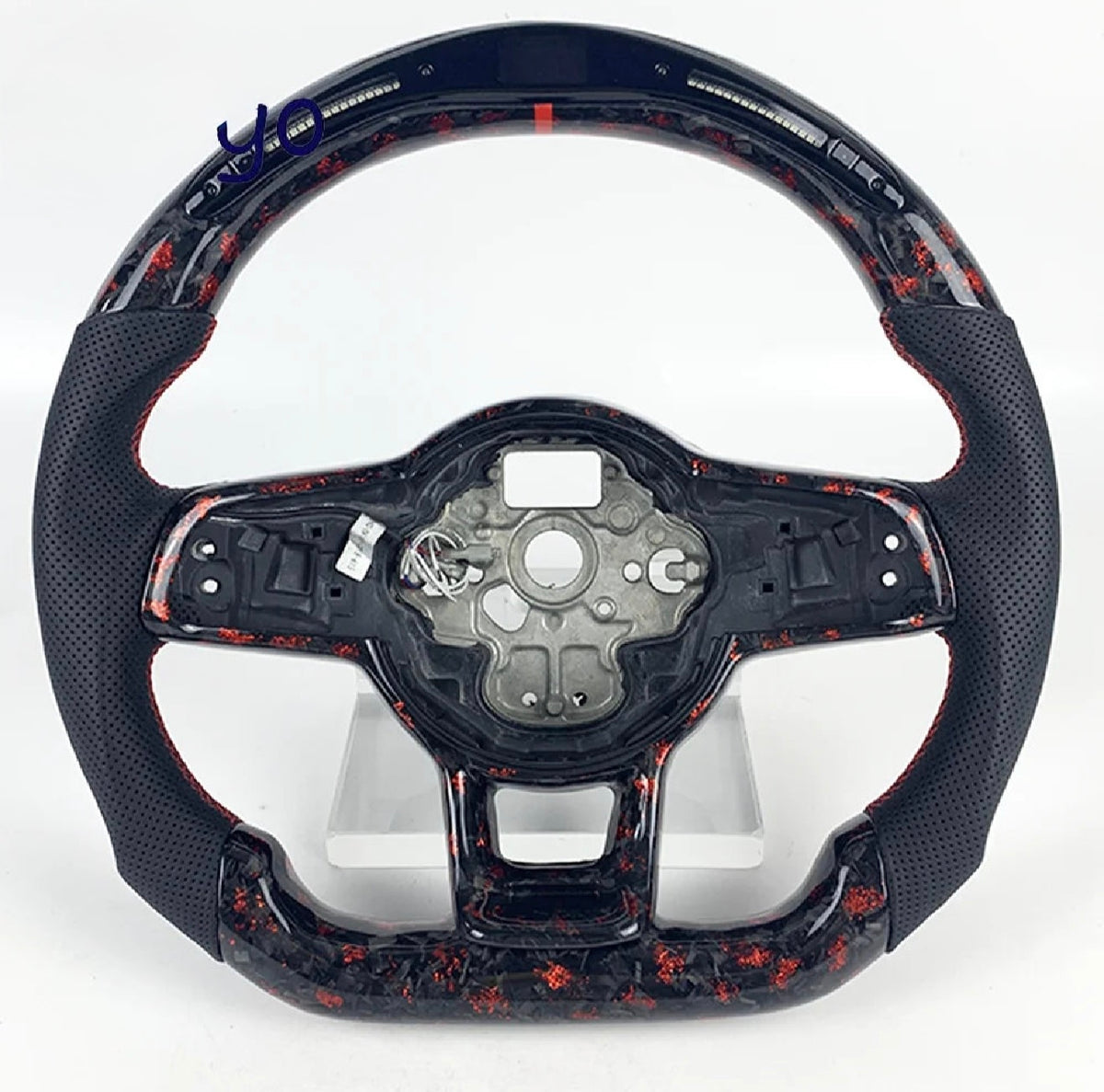 LuxRide™  Golf CarbonLED — LED Carbon Fiber Steering Wheel