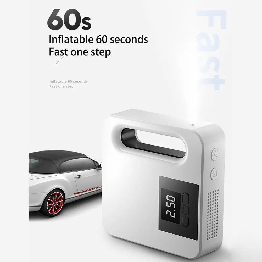 LuxRide™ Smart 12V Mini Tire Inflator