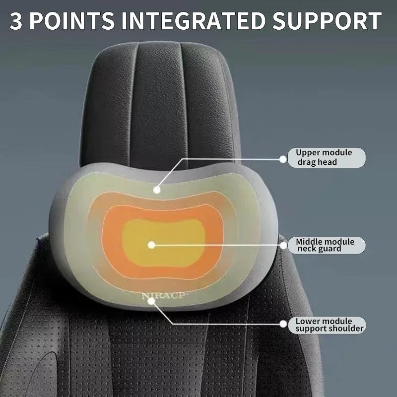 LuxRide 2-in-1 Neck & Waist Support