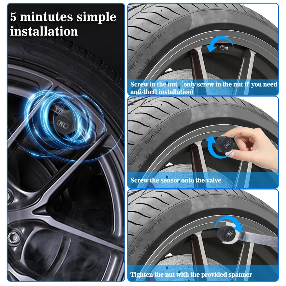 SolarTPMS Tire Pressure Monitoring System