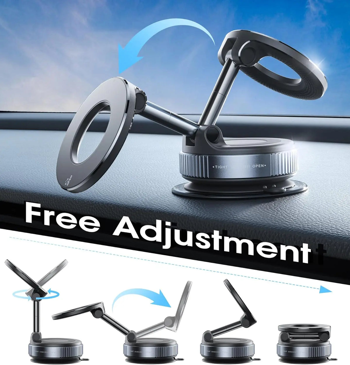 Premium 360° Magnetic Car Phone Holder