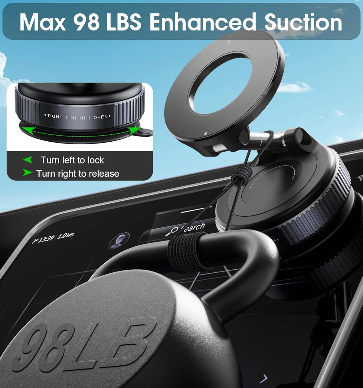 Premium 360° Magnetic Car Phone Holder