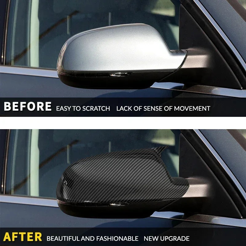 LuxRide™ BATWING™ — Audi Gloss Black Mirror Covers