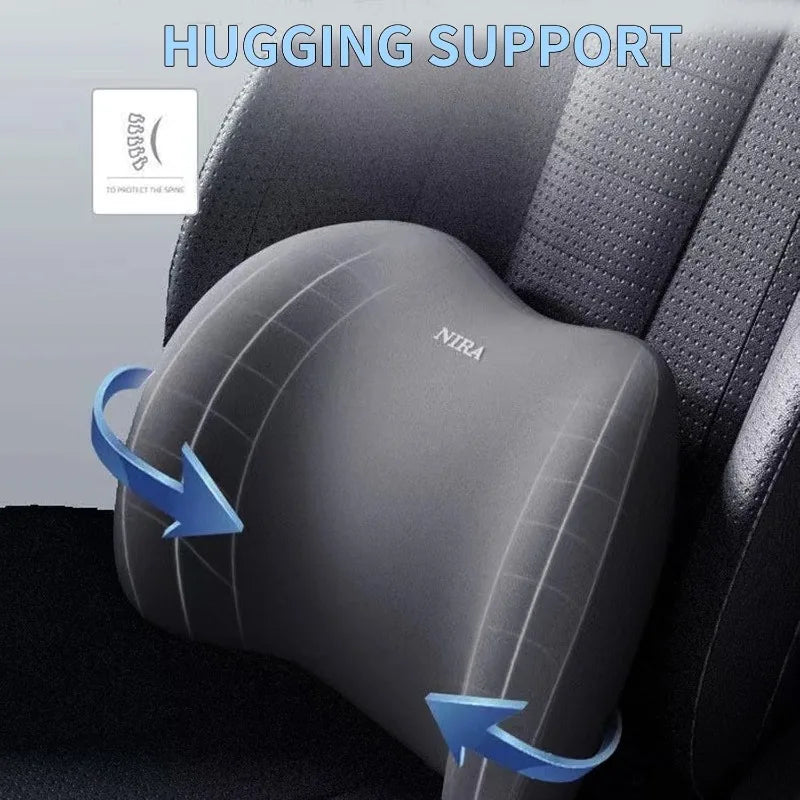 LuxRide 2-in-1 Neck & Waist Support