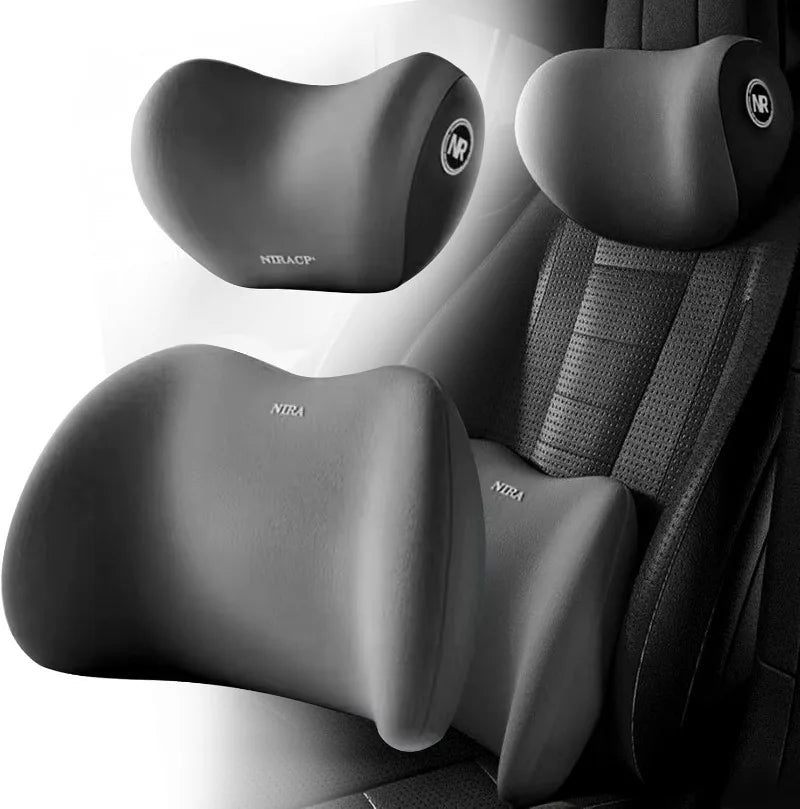 LuxRide 2-in-1 Neck & Waist Support