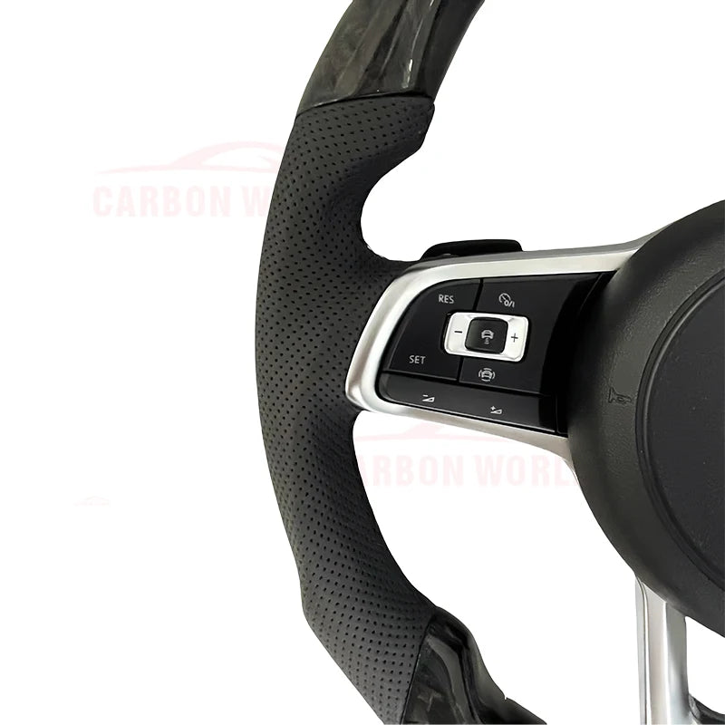 LuxRide™  CarbonCraft — Custom Forged Carbon Steering Wheel