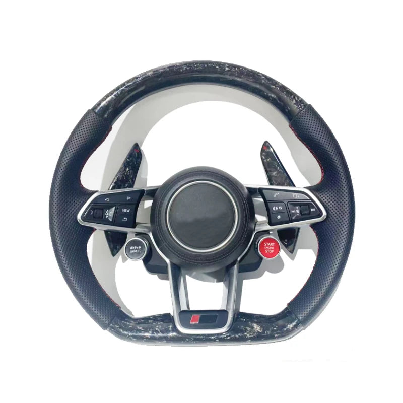 LuxRide™ Carbon Fiber Customized LED Steering Wheel for Audi A1 A2 A3 A4 A5 A6 A7 S3 RS3 S4 RS4 S5 RS5 S6 RS6 TT TTRS R8