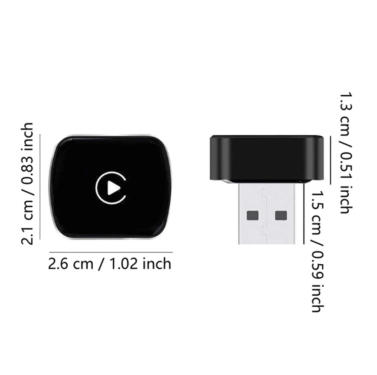 Premium Wireless 2-in-1                    CarPlay & Android Auto Adapter